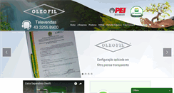 Desktop Screenshot of oleofil.com.br