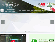 Tablet Screenshot of oleofil.com.br